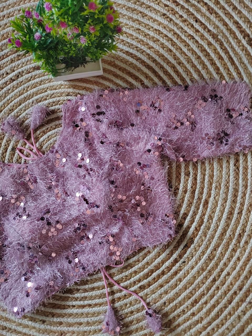 Party Wear Fancy Sequence Work Blouse