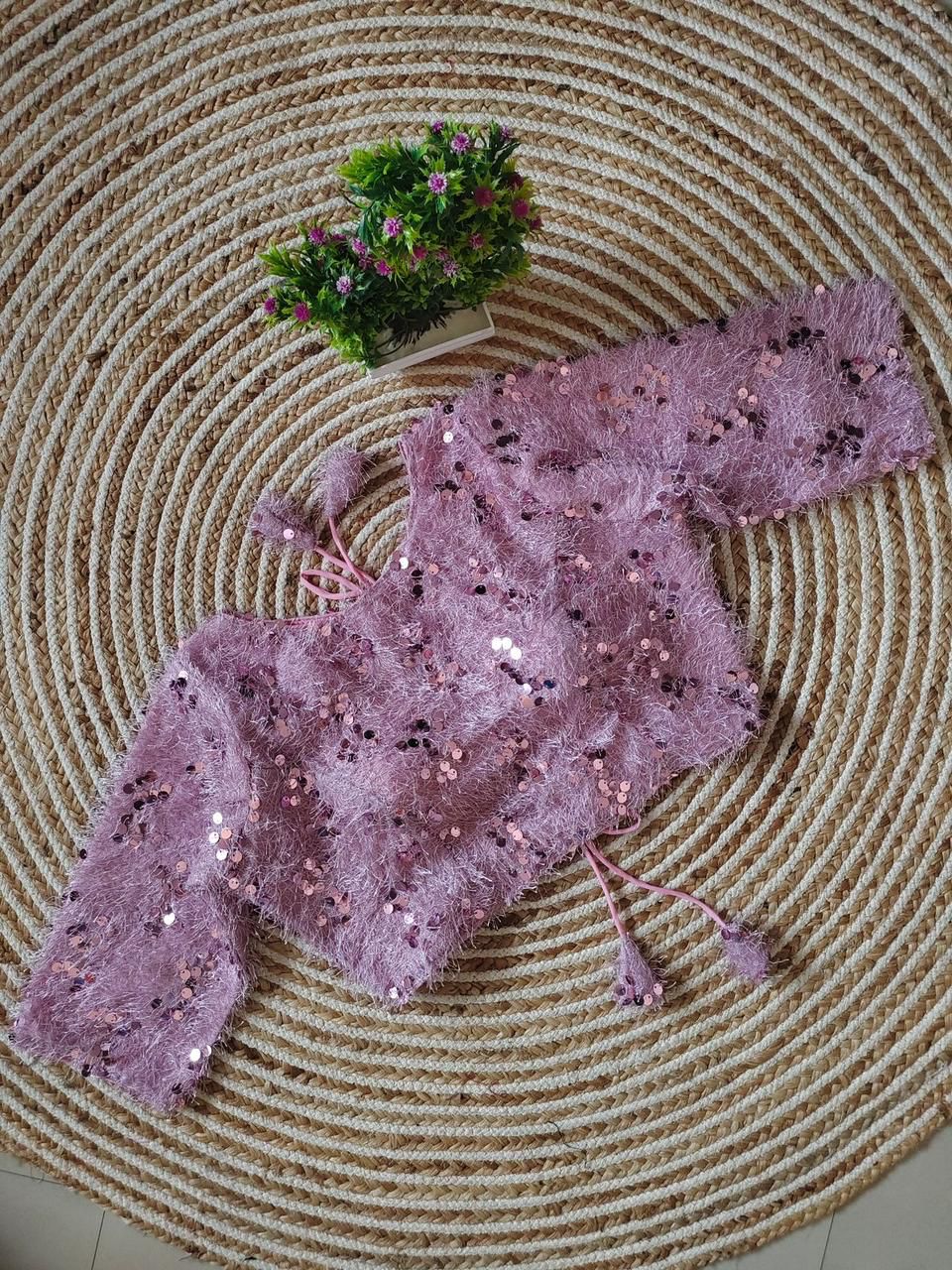 Party Wear Fancy Sequence Work Blouse