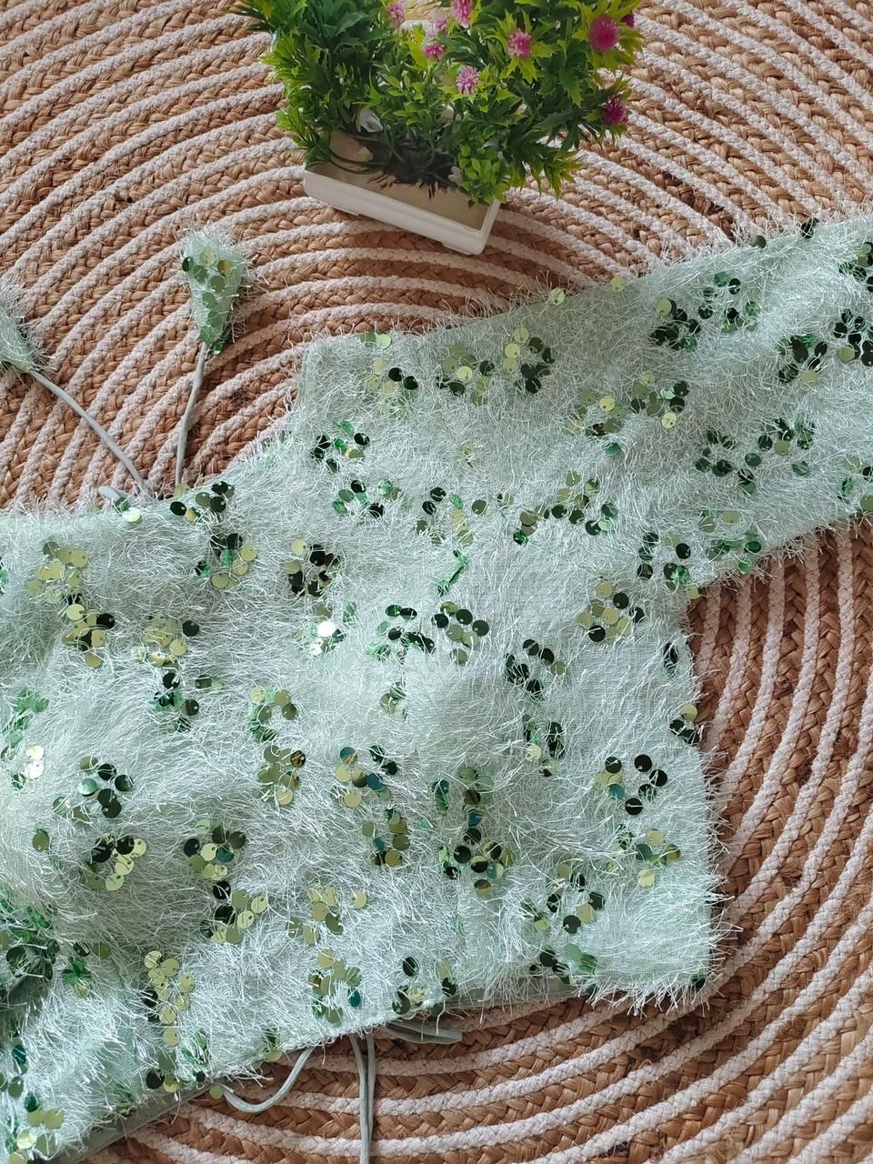 Party Wear Fancy Sequence Work Blouse