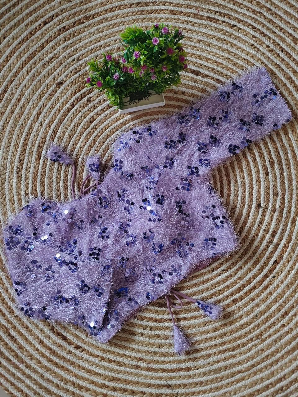 Party Wear Fancy Sequence Work Blouse