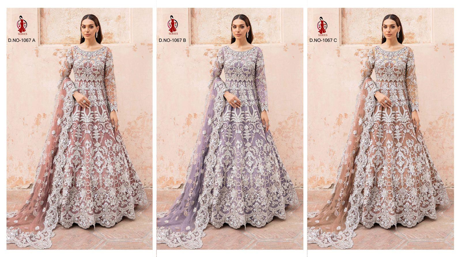 BRIDAL ANARKALI GOWN D.NO 1067 Anant Tex Exports Private Limited