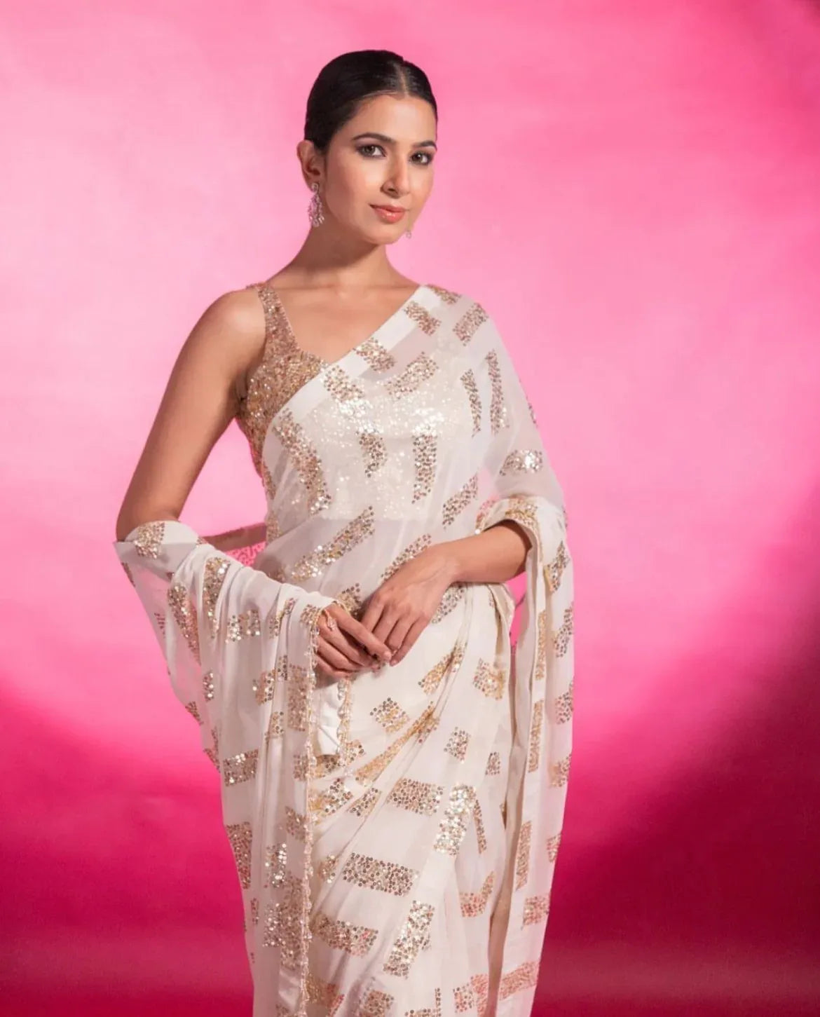 Party Wear Fancy Sequence Saree D.No D-538 Anant Tex Exports Private Limited