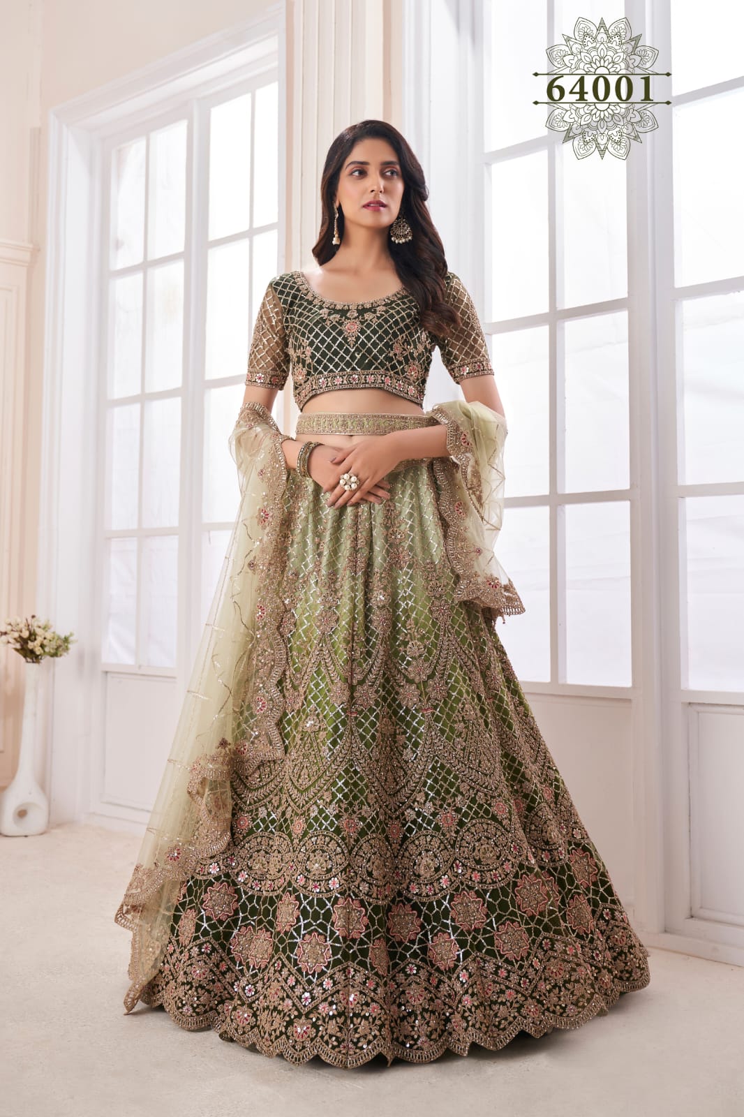 Arya Vol.46 D.No.64001 Designer Occasion Wear Lehenga Anant Tex Exports Private Limited
