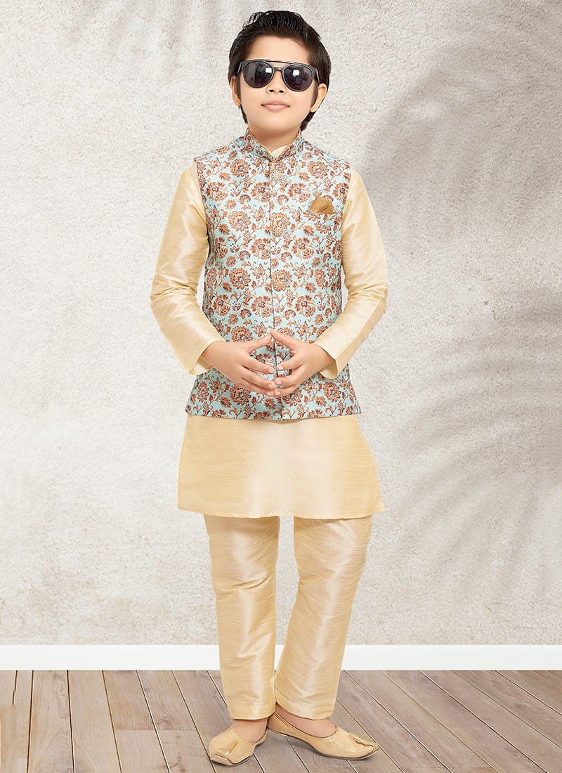 Ethnic Boys Wear Kurta Pajama With Koti Anant Tex Exports Private Limited