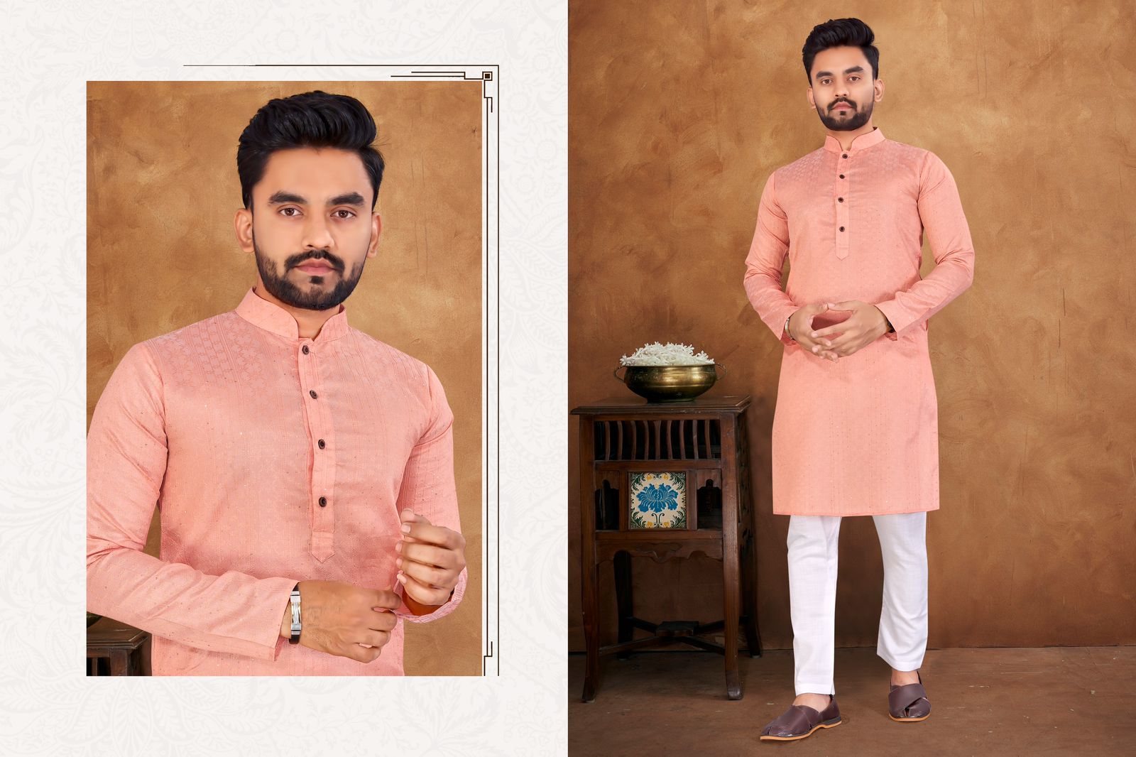 Indian Traditional Wear Kurta Pajama Anant Tex Exports Private Limited
