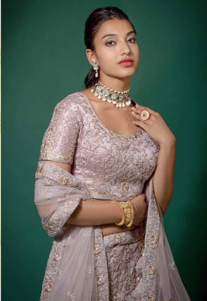 Copy of Alakana Designer Bridal Wear Lehenga D.No 77180 Anant Tex Exports Private Limited