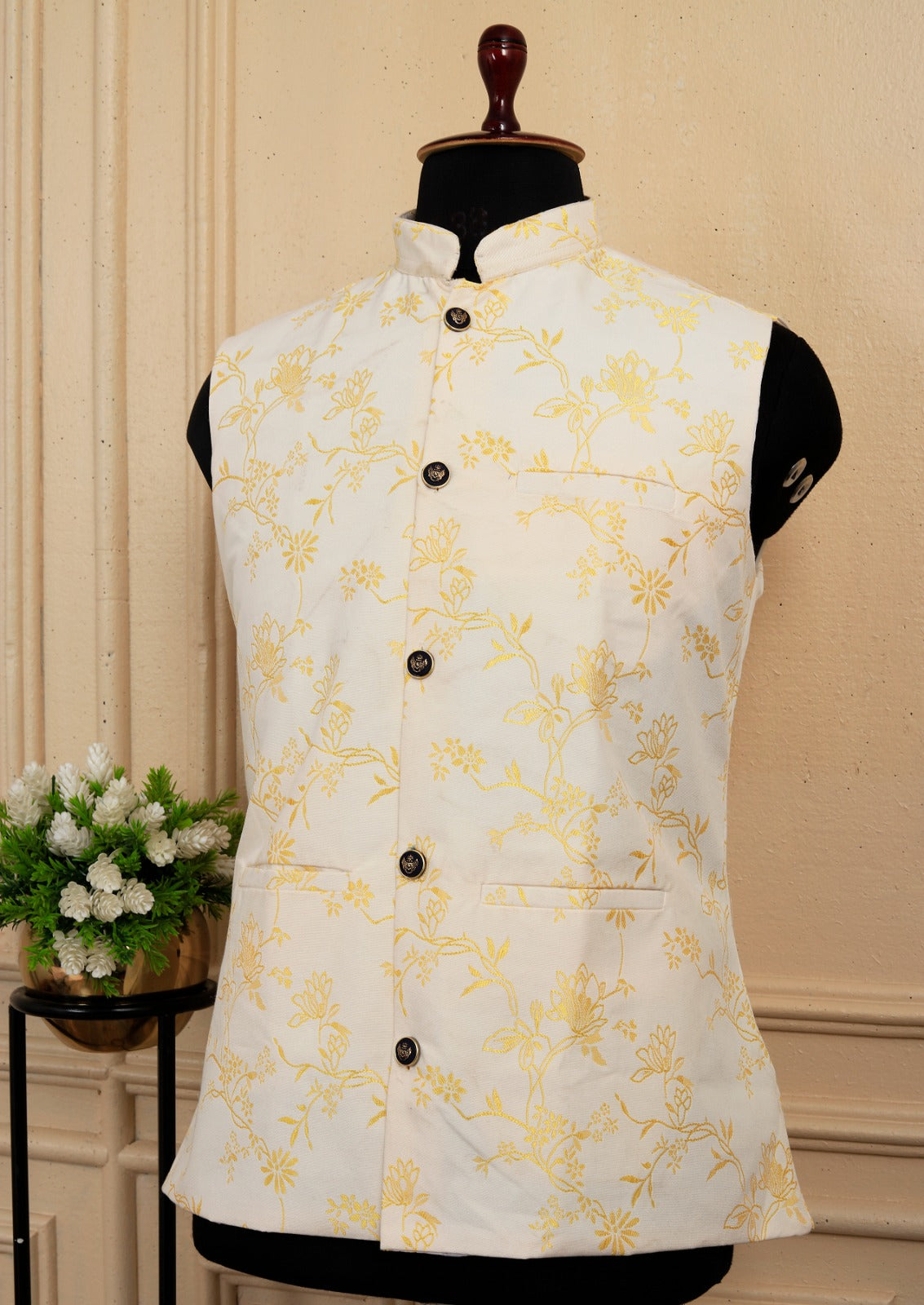 flower print koti for man