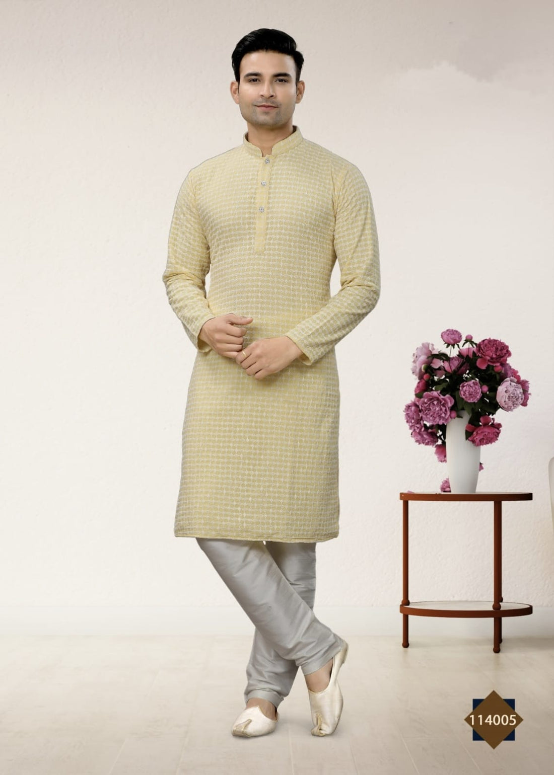 Party Wear Lucknowi Work Kurta Pajama Vol-114 Anant Tex Exports Private Limited