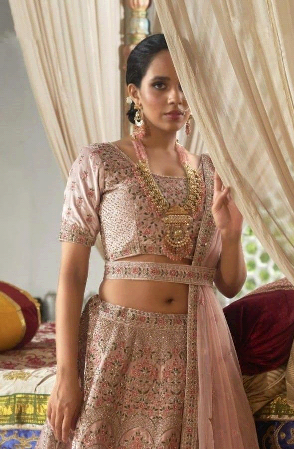 Wedding Designer Bridal Wear Lehenga D.No 77006 Anant Tex Exports Private Limited