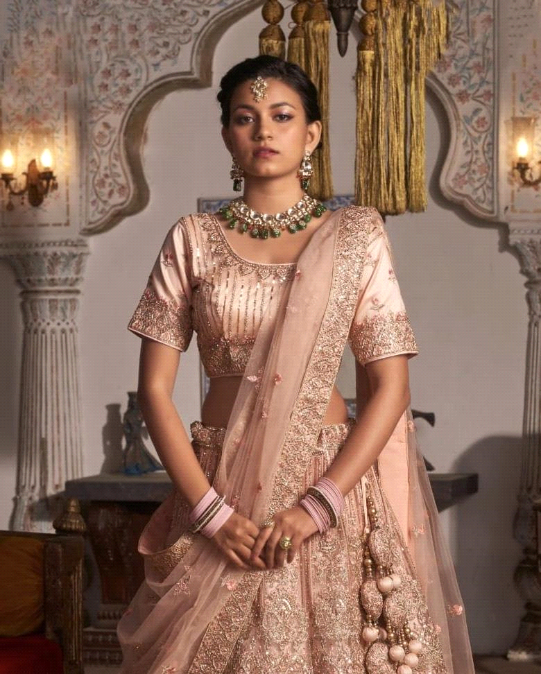 Wedding Designer Bridal Wear Lehenga D.No 77049 Anant Tex Exports Private Limited