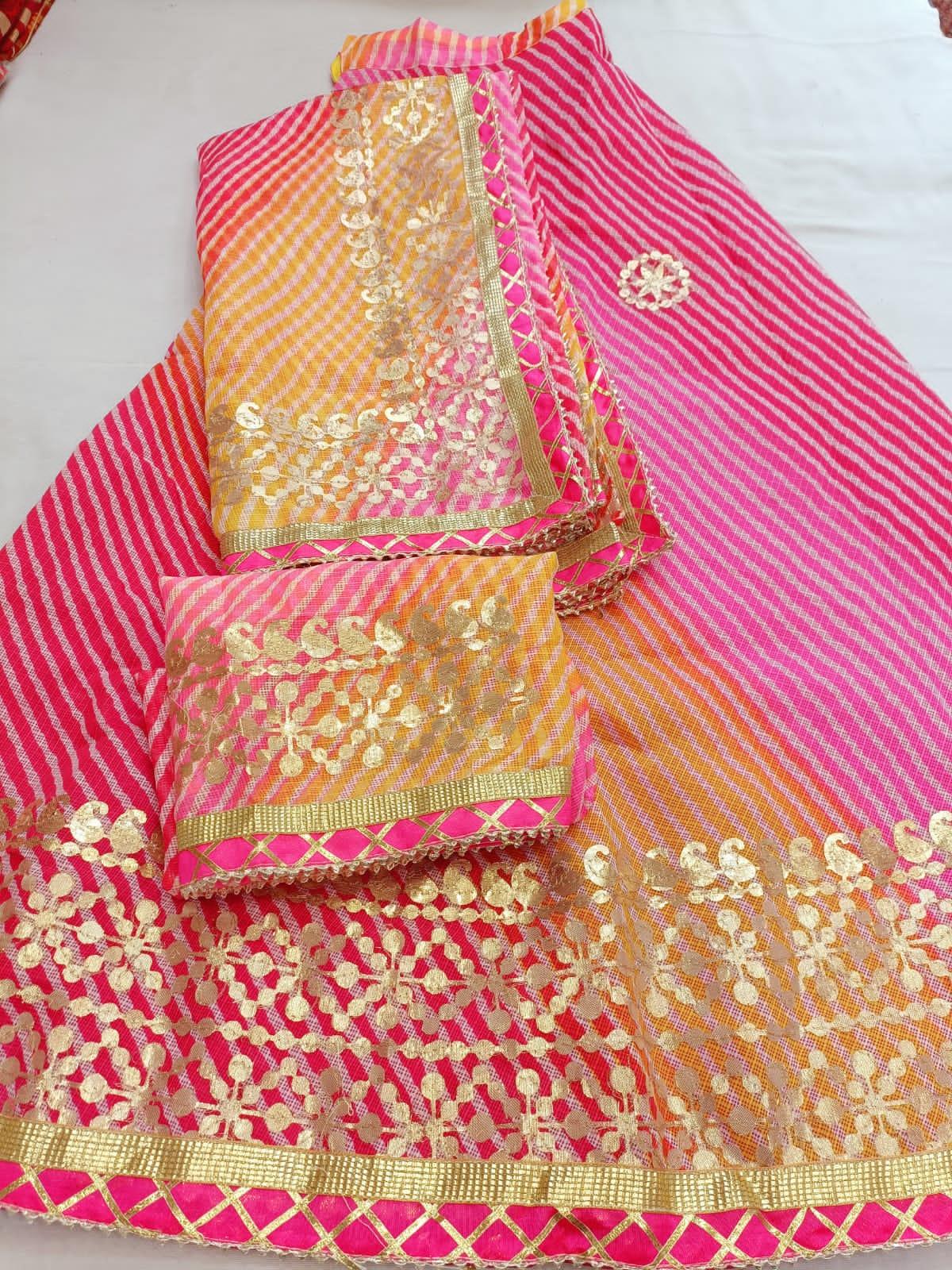 Rajasthani kotta Doriya Lahriya Lehenga Anant Tex Exports Private Limited