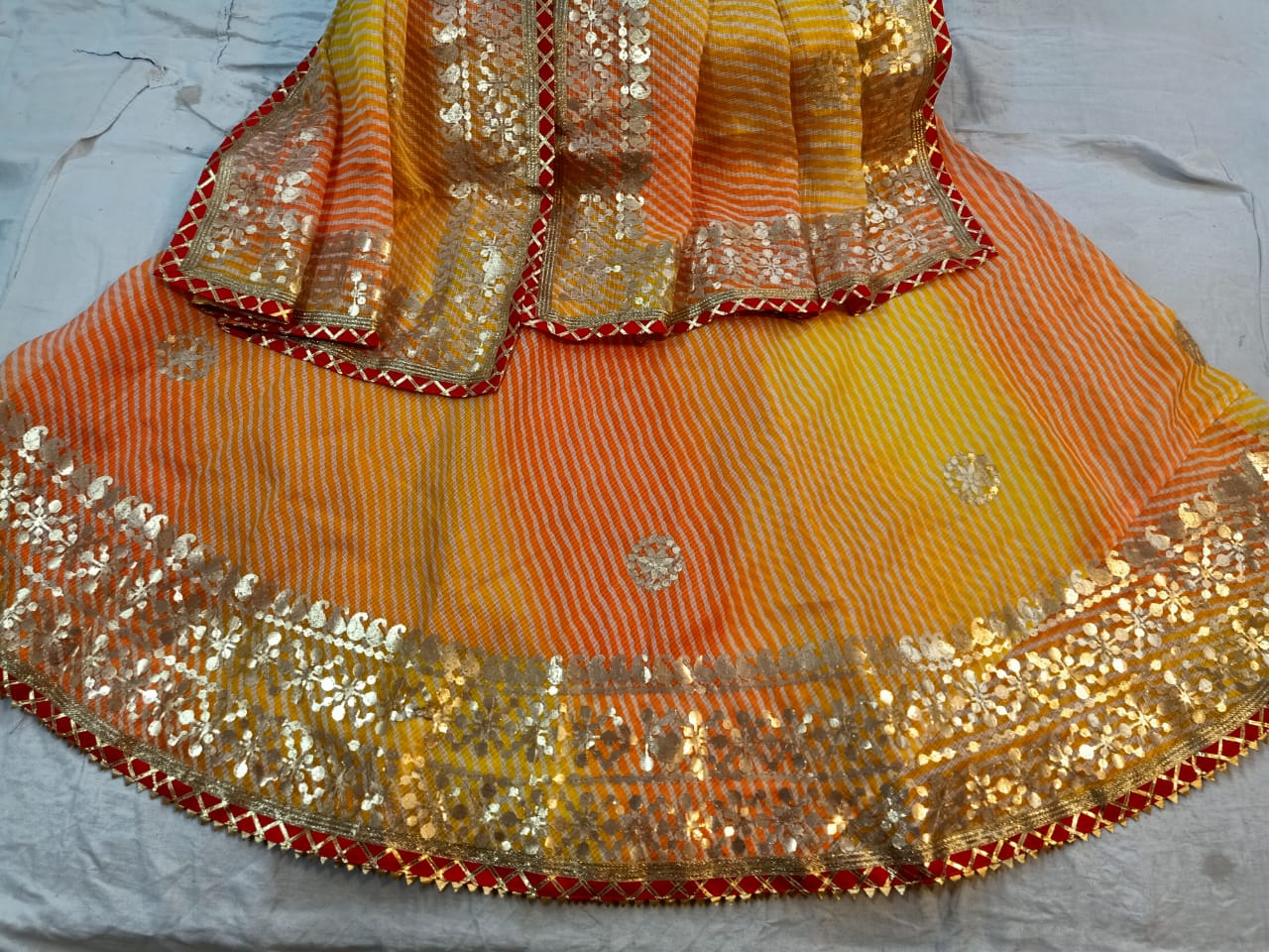 Rajasthani kotta Doriya Lahriya Lehenga Anant Tex Exports Private Limited