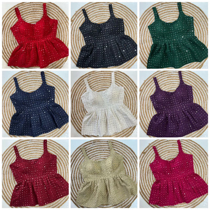 MIRROR WORK CROP TOP BLOUSE Anant Tex Exports Private Limited