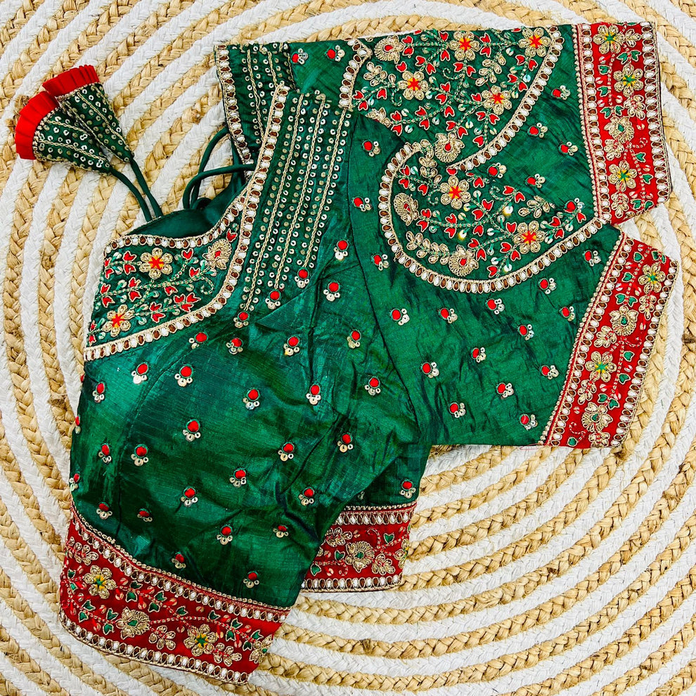 Beautiful sabyasachi Style Fancy Bridal Style Blouse