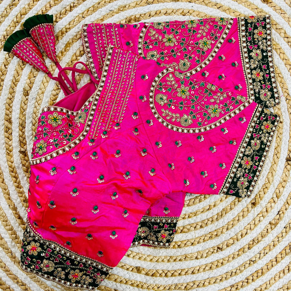 Beautiful sabyasachi Style Fancy Bridal Style Blouse