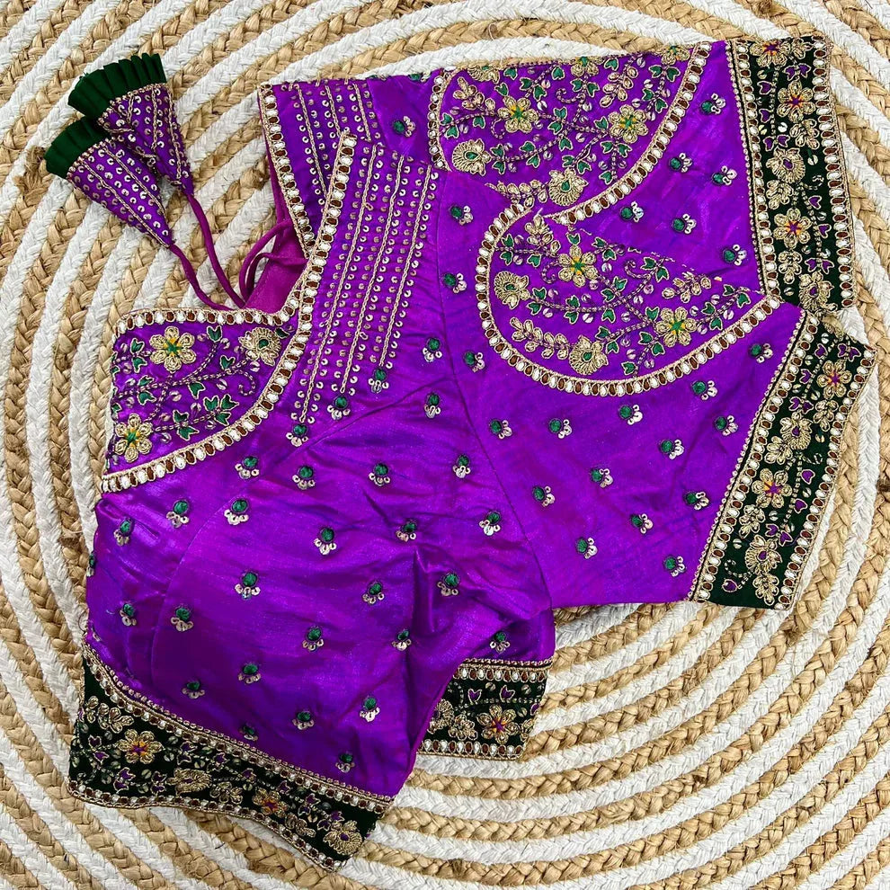 Beautiful sabyasachi Style Fancy Bridal Style Blouse
