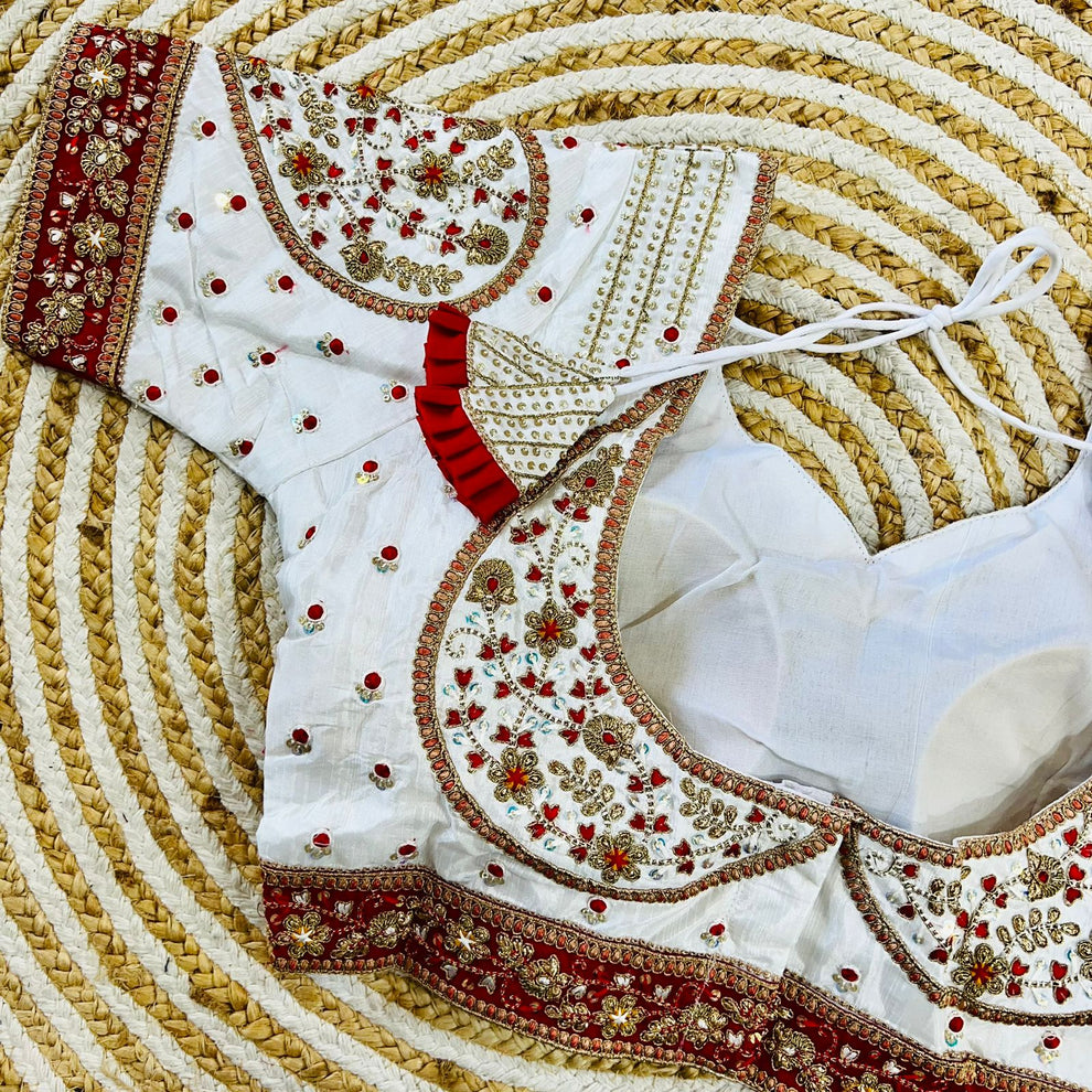 Beautiful sabyasachi Style Fancy Bridal Style Blouse