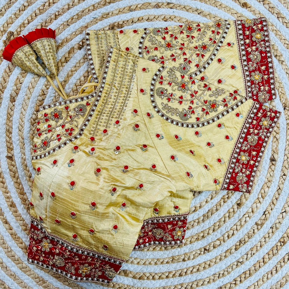 Beautiful sabyasachi Style Fancy Bridal Style Blouse