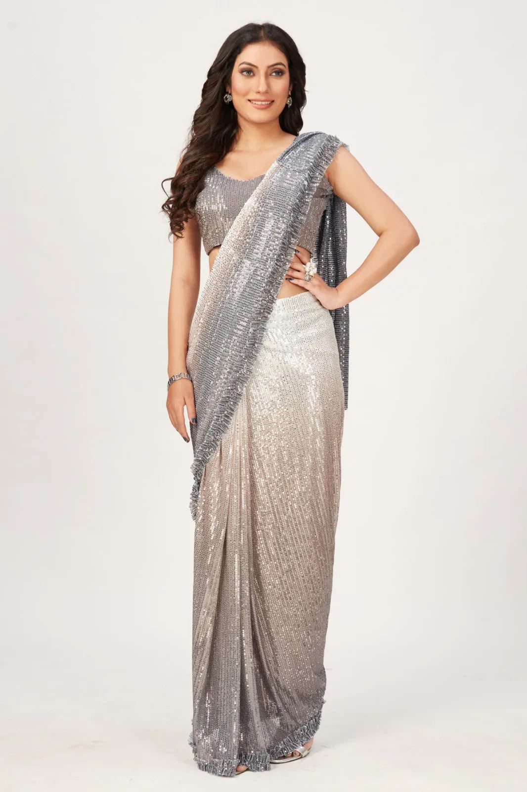 PARTY WEAR READYMADE SAREE D.NO 101752 Anant Tex Exports Private Limited