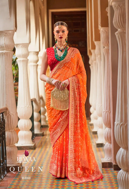 REWAA QUEEN FESTIVE WEAR SAREE Anant Tex Exports Private Limited