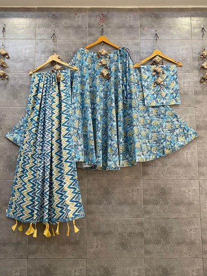 Designer Pure Cotton Print Lehenga Anant Tex Exports Private Limited