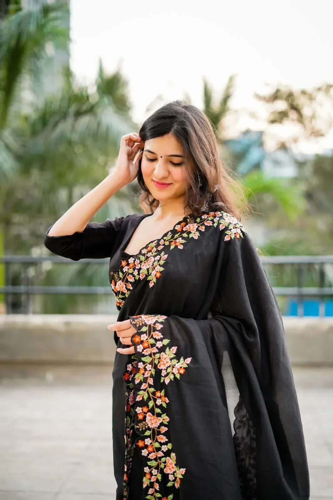 Nirmita Vichitra Silk Fancy Saree - Anant Tex Exports Pvt.Ltd.