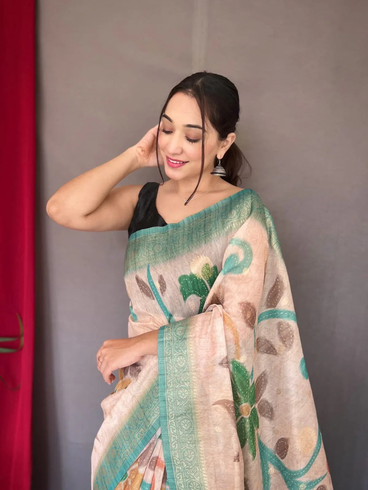 Vaibhavi Fancy Pure Kora Silk Saree - Anant Tex Exports Pvt.Ltd.