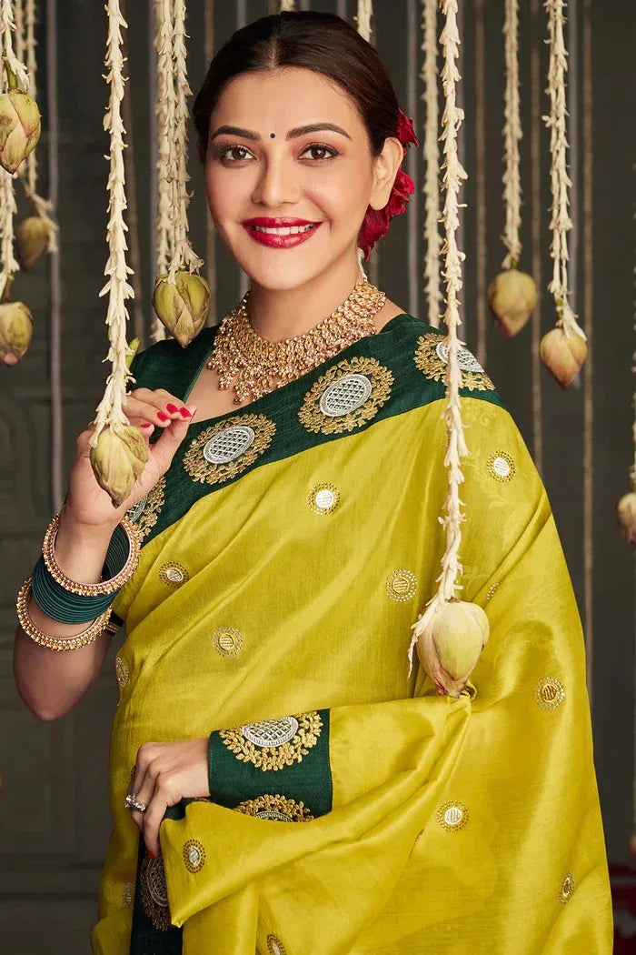 KAJAL VOL -11 FESTIVE AND TRADITIONAL WEAR SAREE D.NO 5228 - Anant Tex Exports Pvt.Ltd.