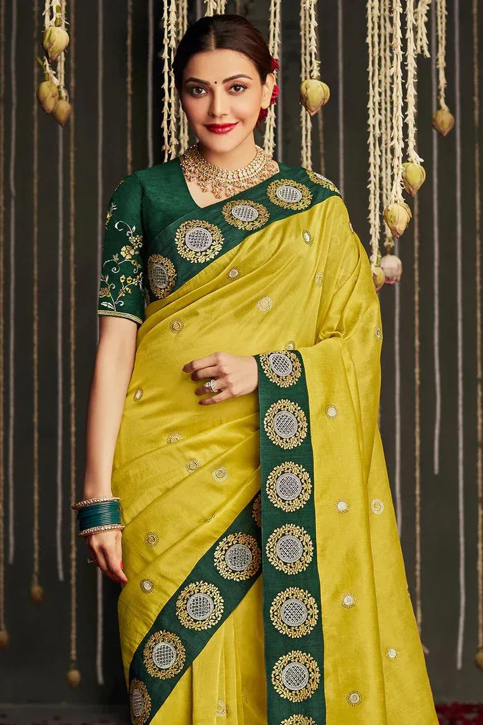 KAJAL VOL -11 FESTIVE AND TRADITIONAL WEAR SAREE D.NO 5228 - Anant Tex Exports Pvt.Ltd.