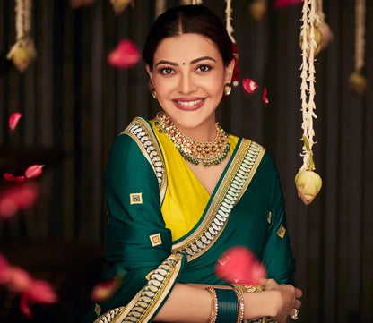 KAJAL VOL -11 FESTIVE AND TRADITIONAL WEAR SAREE D.NO 5223 - Anant Tex Exports Pvt.Ltd.