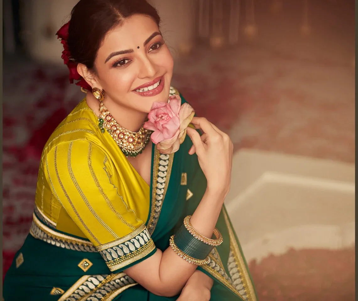 KAJAL VOL -11 FESTIVE AND TRADITIONAL WEAR SAREE D.NO 5223 - Anant Tex Exports Pvt.Ltd.