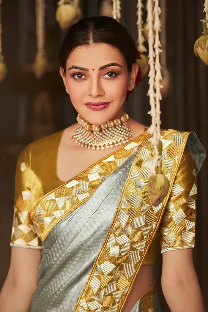 KAJAL VOL -11 FESTIVE AND TRADITIONAL WEAR SAREE D.NO 5235 - Anant Tex Exports Pvt.Ltd.