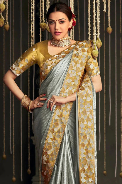 KAJAL VOL -11 FESTIVE AND TRADITIONAL WEAR SAREE D.NO 5235 - Anant Tex Exports Pvt.Ltd.