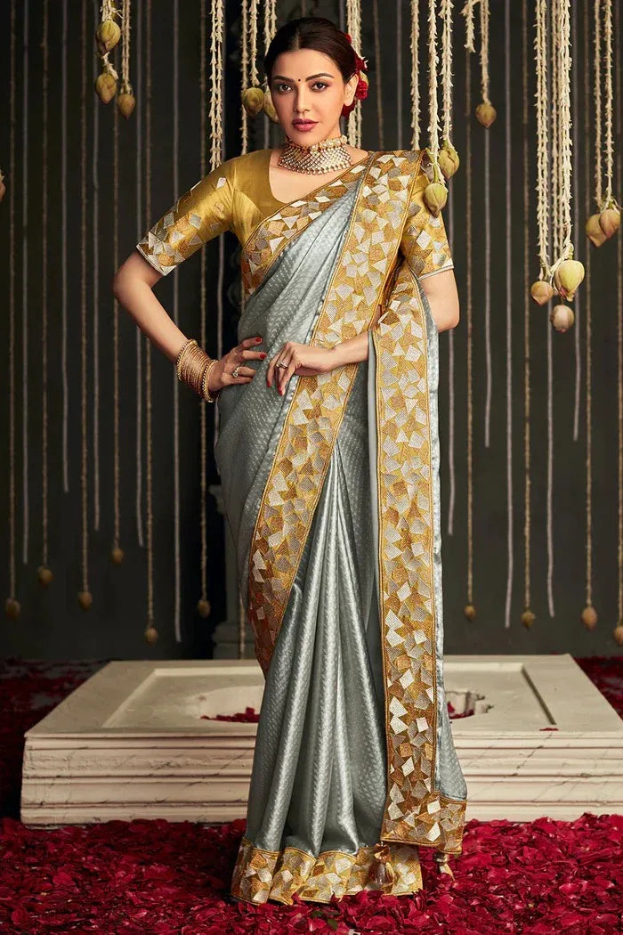 KAJAL VOL -11 FESTIVE AND TRADITIONAL WEAR SAREE D.NO 5235 - Anant Tex Exports Pvt.Ltd.