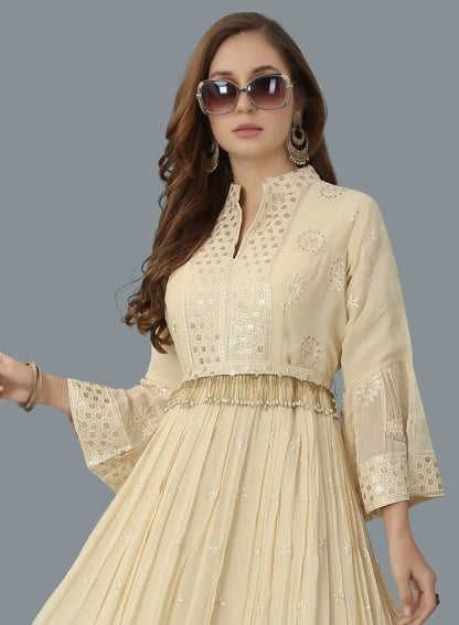 Kalpi Fancy Occasion Wear Gown D.No 9010 - Anant Exports