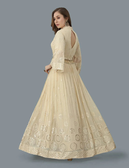 Kalpi Fancy Occasion Wear Gown D.No 9010 - Anant Exports