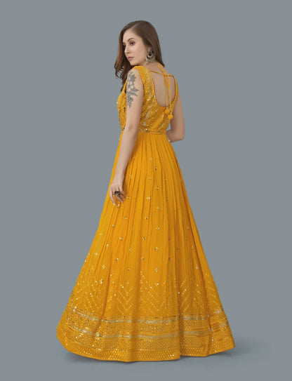 Kalpi Fancy Occasion Wear Gown D.No 9011 - Anant Exports