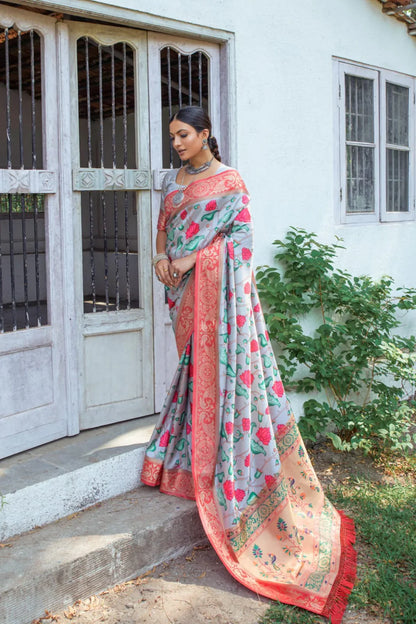 Fancy Soft Banarasi Silk Saree - Anant Exports