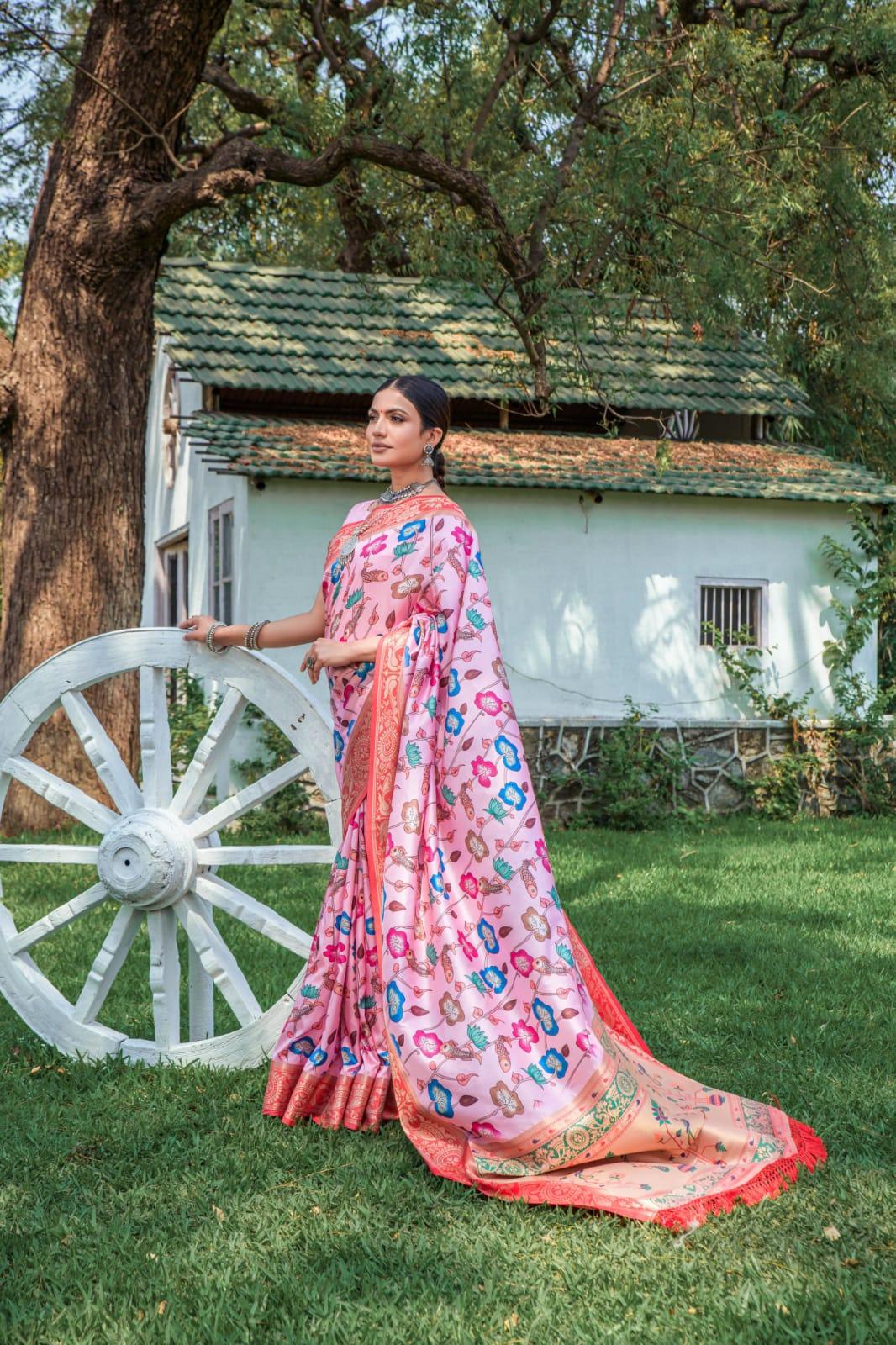 Fancy Soft Banarasi Silk Saree - Anant Exports