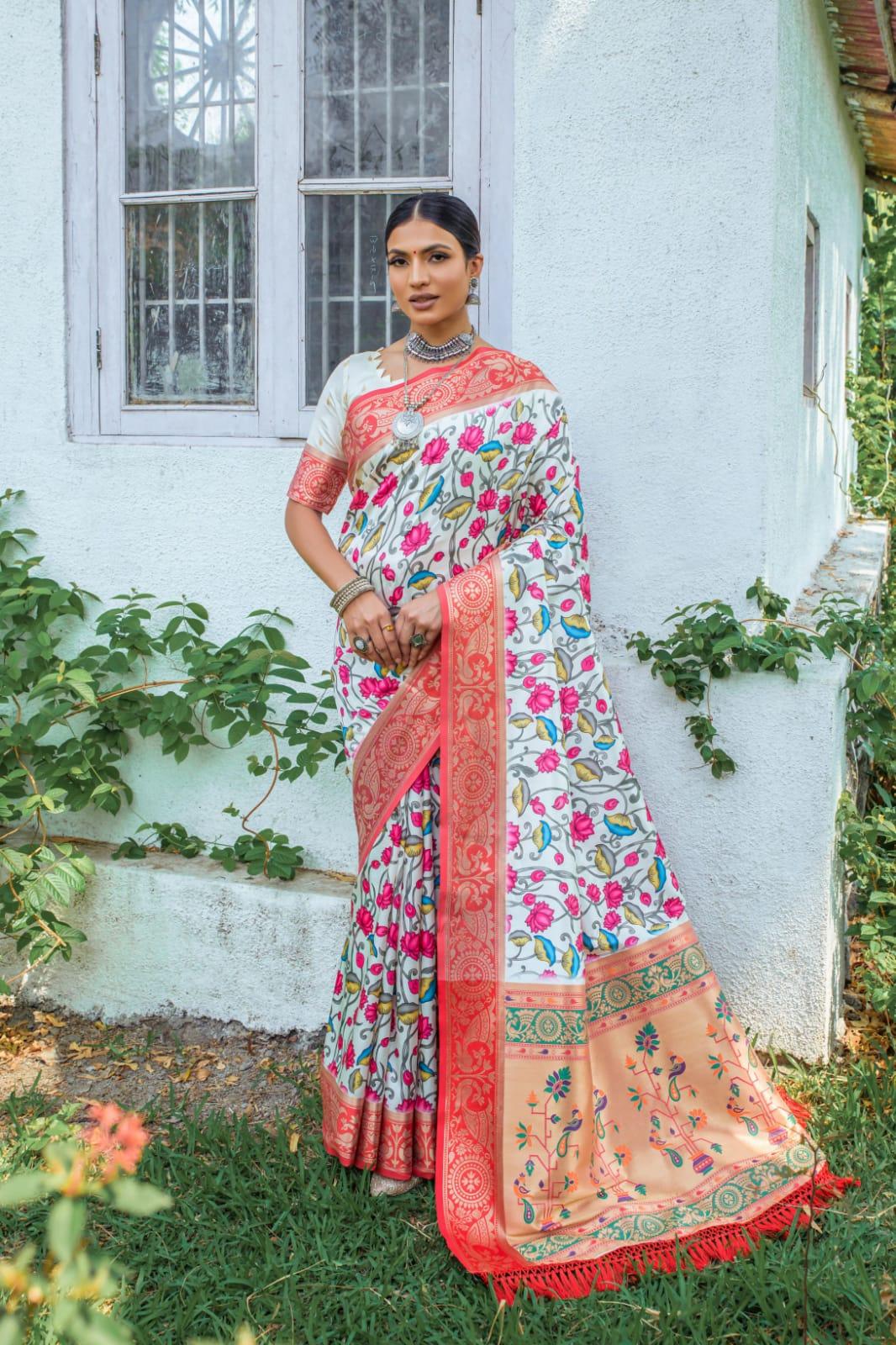 Fancy Soft Banarasi Silk Saree - Anant Exports
