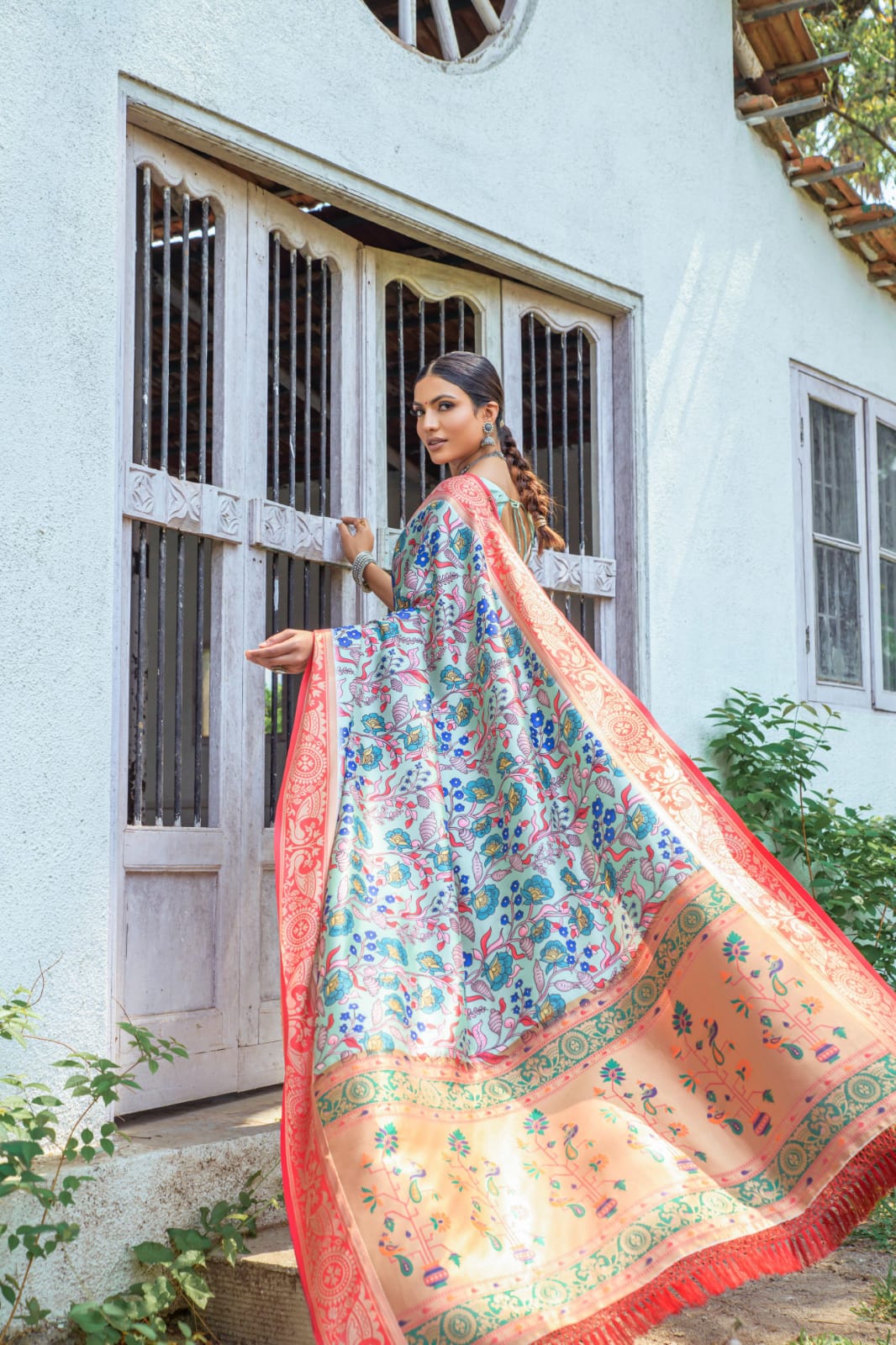 Fancy Soft Banarasi Silk Saree