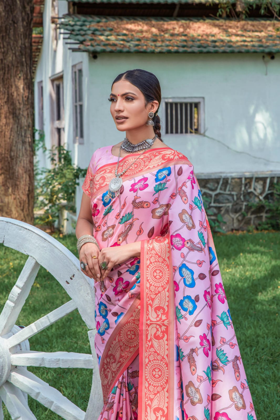 Fancy Soft Banarasi Silk Saree