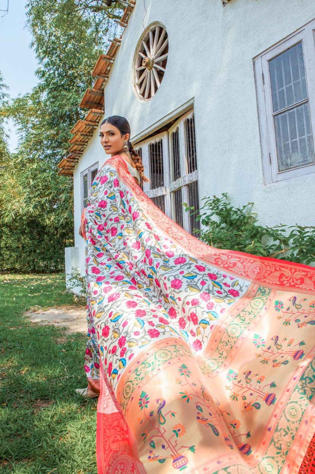 Fancy Soft Banarasi Silk Saree