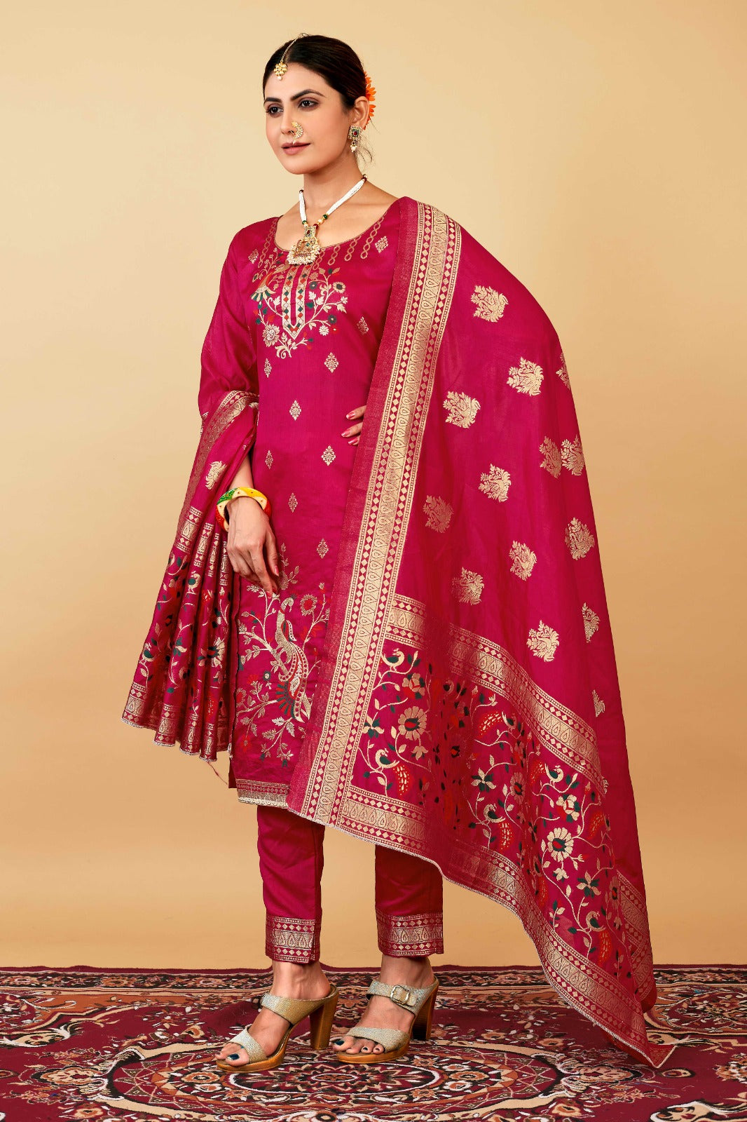 Morni Paithani Designer Occasion Wear Suits