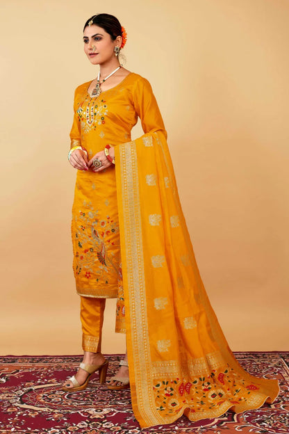 Morni Paithani Designer Occasion Wear Suits - Anant Exports