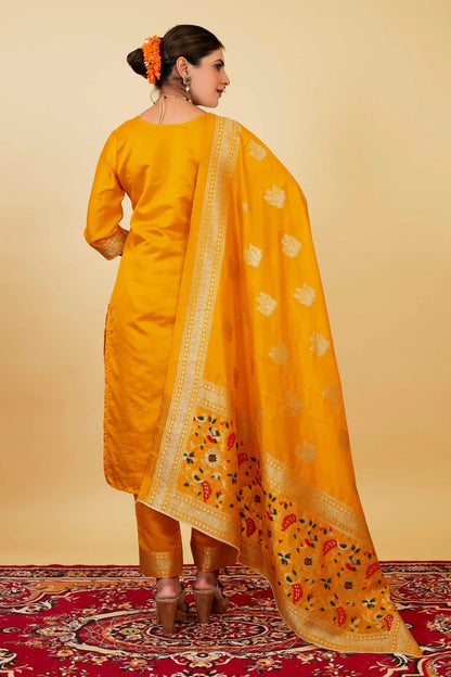 Morni Paithani Designer Occasion Wear Suits - Anant Exports