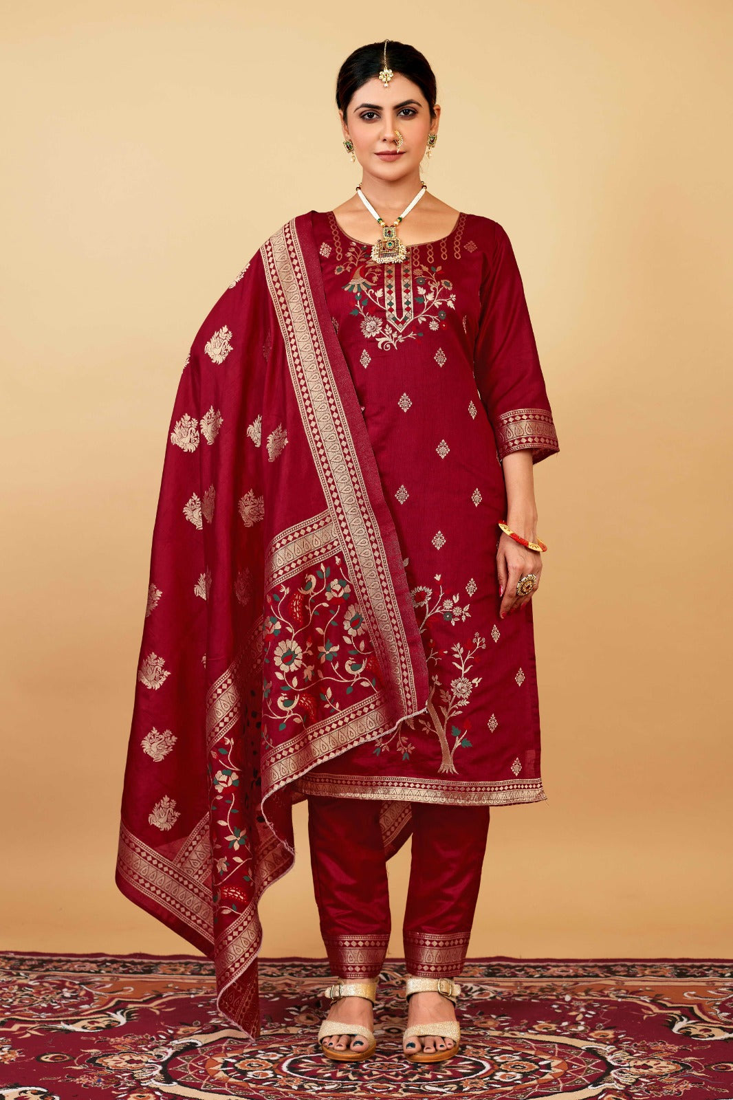 Morni Paithani Designer Occasion Wear Suits