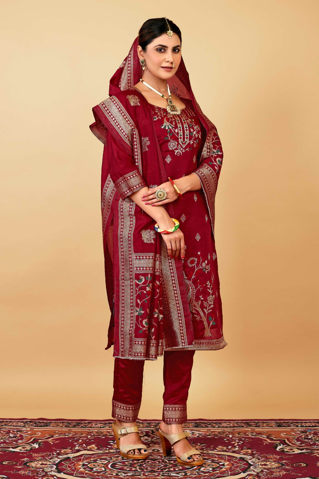 Morni Paithani Designer Occasion Wear Suits