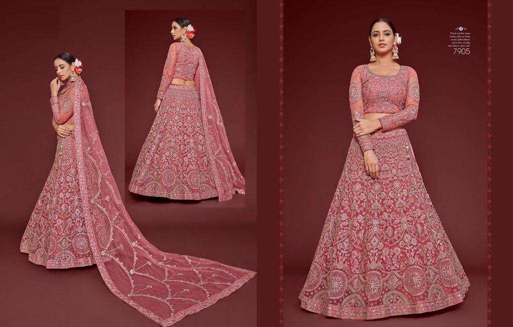 Shimmers Vol-1 Designer Occasion Wear Lehenga D.No 7905 - Anant Exports