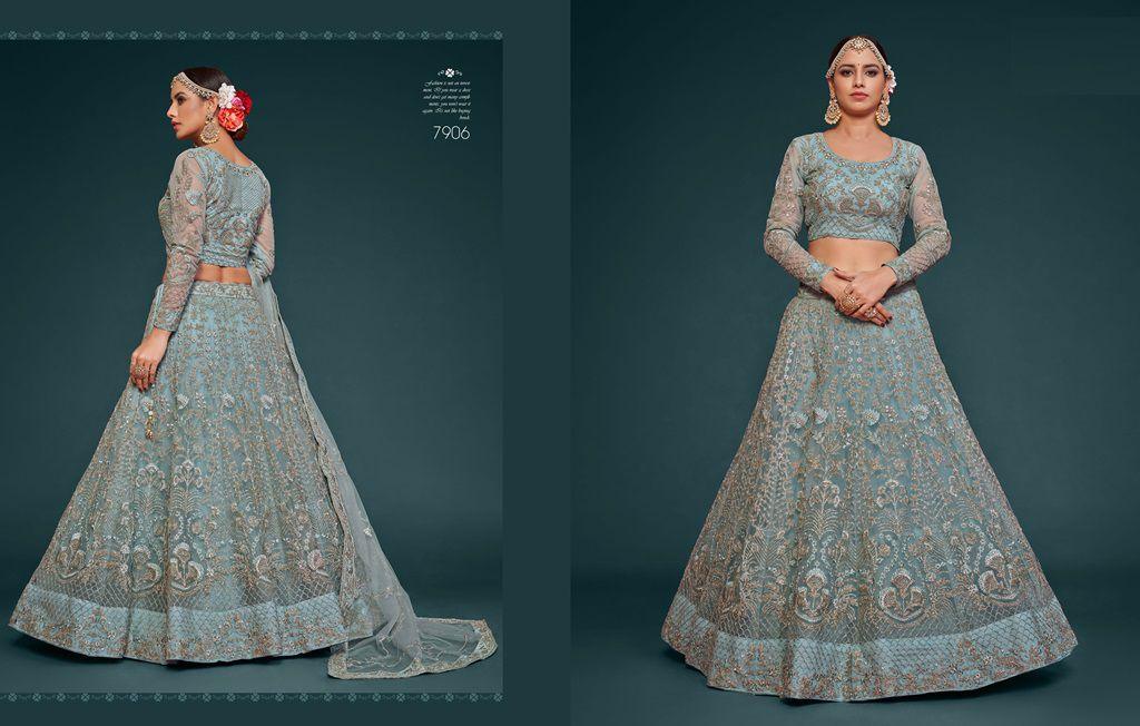 Shimmers Vol-1 Designer Occasion Wear Lehenga D.No 7906 - Anant Exports